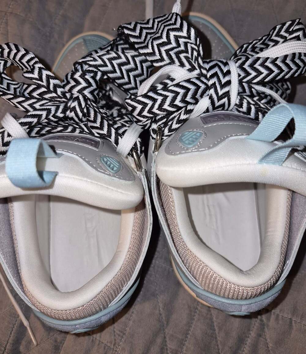 Curb Sneaker 'Light Blue' and Grey - Picture 2 of 5